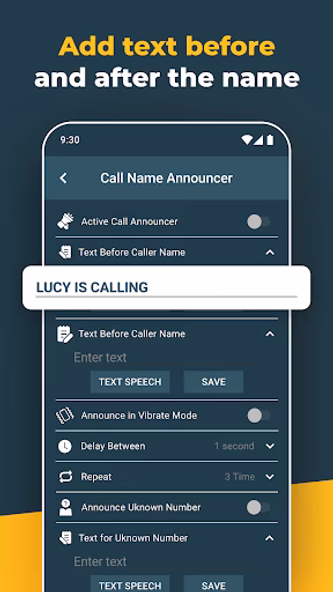 Caller Name Announcer App Screenshot 2 - AppWisp.com Caller Name Announcer App Screenshot 2 - AppWisp.com