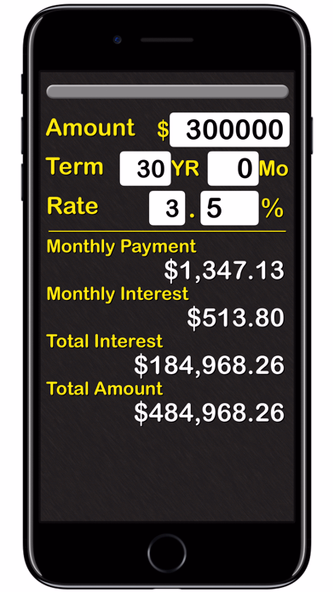 Loan Calculator‰ Screenshot 1 - AppWisp.com Loan Calculator‰ Screenshot 1 - AppWisp.com