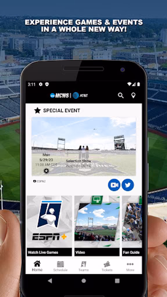 NCAA Men's CWS Screenshot 1 - AppWisp.com NCAA Men's CWS Screenshot 1 - AppWisp.com