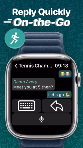 WatchChat 2: Chat on Watch Screenshot 3 - AppWisp.com WatchChat 2: Chat on Watch Screenshot 3 - AppWisp.com