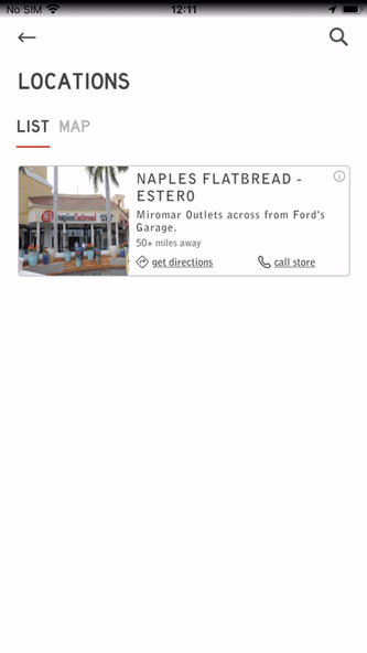 Naples Flatbread Kitchen & Bar Screenshot 2 - AppWisp.com Naples Flatbread Kitchen & Bar Screenshot 2 - AppWisp.com