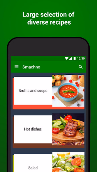 Recipes with photo Smachno Screenshot 1 - AppWisp.com Recipes with photo Smachno Screenshot 1 - AppWisp.com
