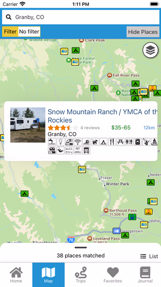 RV Parky - Parks & Campgrounds Screenshot 2 - AppWisp.com RV Parky - Parks & Campgrounds Screenshot 2 - AppWisp.com