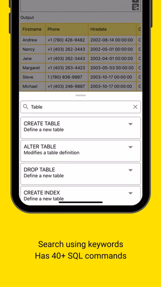 SQL Play — Learn SQL Screenshot 3 - AppWisp.com SQL Play — Learn SQL Screenshot 3 - AppWisp.com