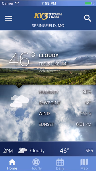 KY3 Weather Screenshot 1 - AppWisp.com KY3 Weather Screenshot 1 - AppWisp.com