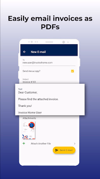 Invoice Maker by Invoice Home Screenshot 3 - AppWisp.com Invoice Maker by Invoice Home Screenshot 3 - AppWisp.com
