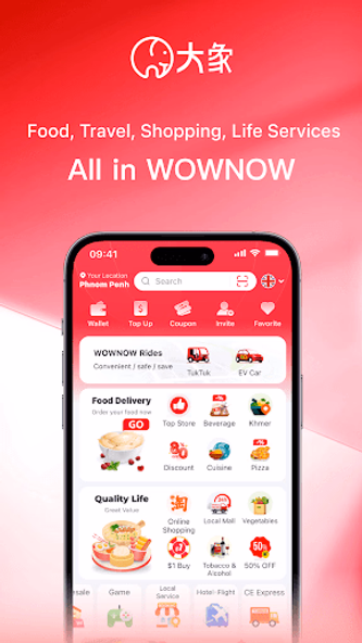 WOWNOW -Food Delivery Shopping Screenshot 1 - AppWisp.com WOWNOW -Food Delivery Shopping Screenshot 1 - AppWisp.com