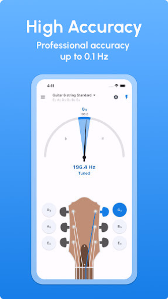 Guitar Tuner - LikeTones Screenshot 3 - AppWisp.com Guitar Tuner - LikeTones Screenshot 3 - AppWisp.com