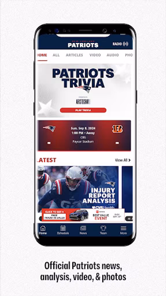 New England Patriots Screenshot 3 - AppWisp.com New England Patriots Screenshot 3 - AppWisp.com