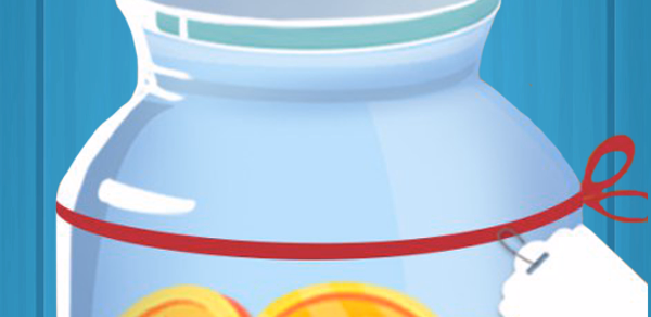 Simple piggy bank. Goals reach Header - AppWisp.com