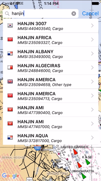 FindShip - Track vessels Screenshot 1 - AppWisp.com FindShip - Track vessels Screenshot 1 - AppWisp.com