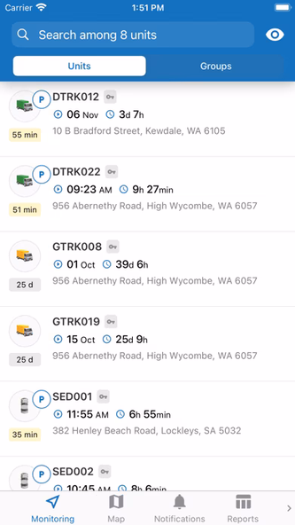 Trackd Mobile Screenshot 1 - AppWisp.com Trackd Mobile Screenshot 1 - AppWisp.com