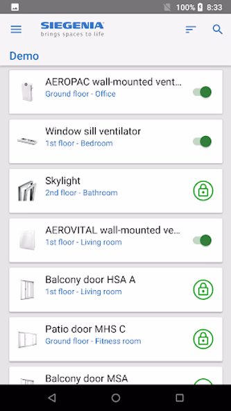 SIEGENIA Comfort Screenshot 1 - AppWisp.com SIEGENIA Comfort Screenshot 1 - AppWisp.com