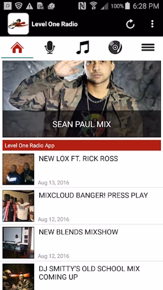 Level One Radio Screenshot 1 - AppWisp.com Level One Radio Screenshot 1 - AppWisp.com