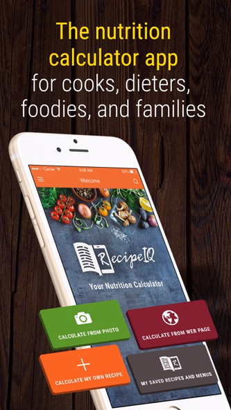 RecipeIQ: Recipe Calculator Screenshot 1 - AppWisp.com RecipeIQ: Recipe Calculator Screenshot 1 - AppWisp.com
