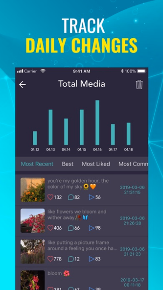 Followers Track for Instagramº Screenshot 3 - AppWisp.com Followers Track for Instagramº Screenshot 3 - AppWisp.com