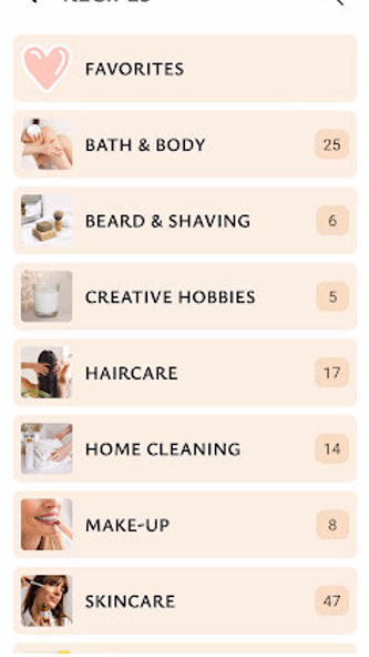 BeautyMix - DIY recipes Screenshot 2 - AppWisp.com BeautyMix - DIY recipes Screenshot 2 - AppWisp.com