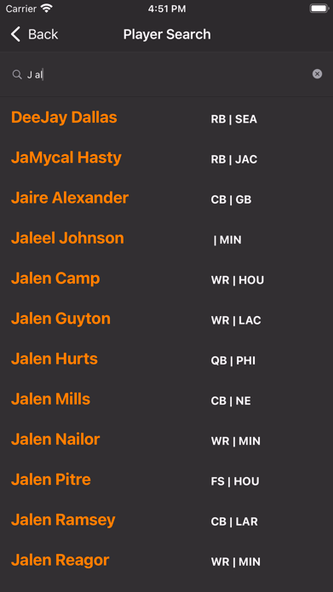 Fantasy Player News Screenshot 4 - AppWisp.com Fantasy Player News Screenshot 4 - AppWisp.com