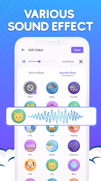 Voice Changer by Sound Effects Screenshot 3 - AppWisp.com Voice Changer by Sound Effects Screenshot 3 - AppWisp.com