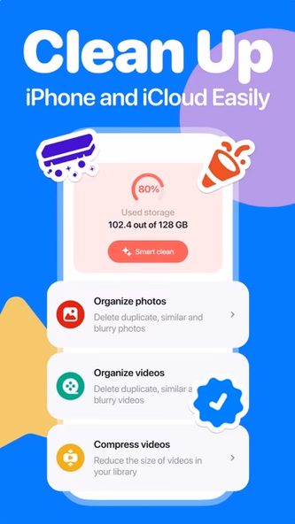 CleanUp Now - Free Up Storage Screenshot 1 - AppWisp.com CleanUp Now - Free Up Storage Screenshot 1 - AppWisp.com