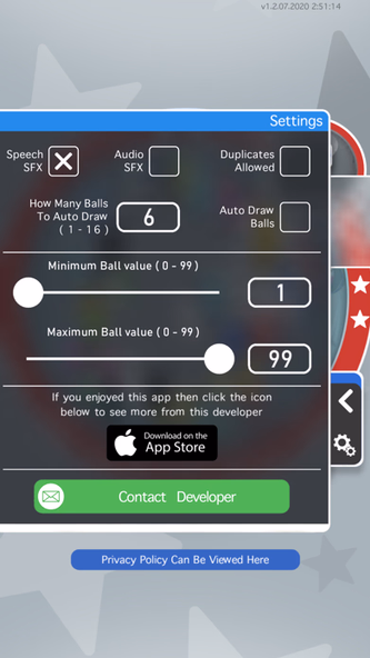 Tombola Enhanced Screenshot 4 - AppWisp.com Tombola Enhanced Screenshot 4 - AppWisp.com