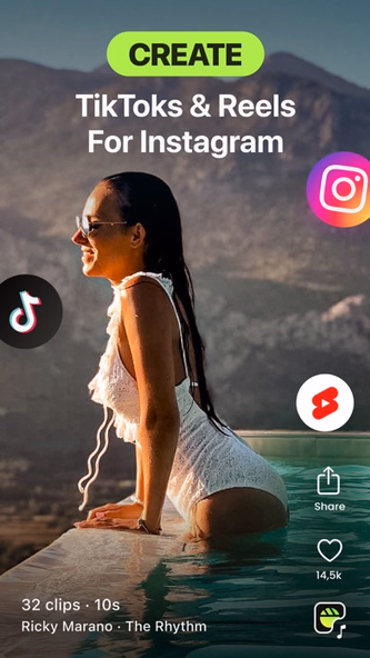 Reels Maker for Instagram・BEAT Screenshot 1 - AppWisp.com Reels Maker for Instagram・BEAT Screenshot 1 - AppWisp.com