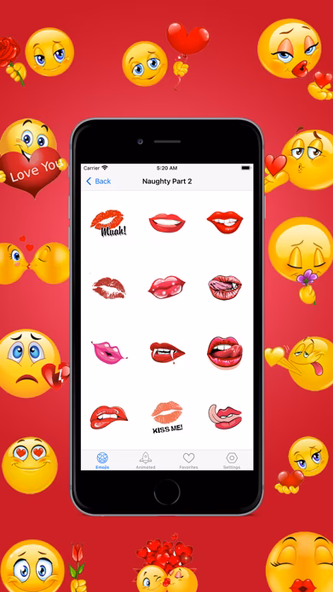 Adult Emoji Animated GIFs Screenshot 2 - AppWisp.com Adult Emoji Animated GIFs Screenshot 2 - AppWisp.com
