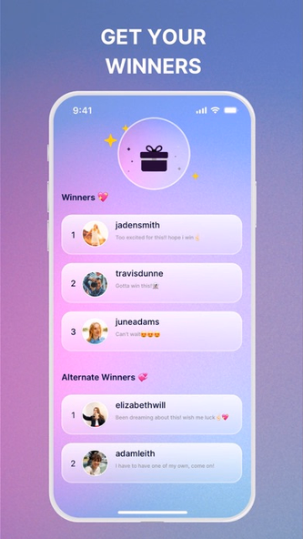 GiveawayRex for Instagram Screenshot 4 - AppWisp.com GiveawayRex for Instagram Screenshot 4 - AppWisp.com