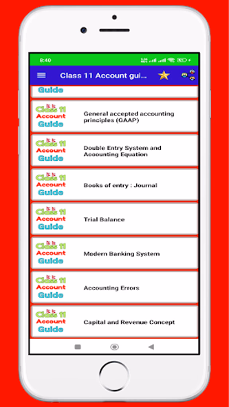 Class 11 Account Guide Screenshot 2 - AppWisp.com