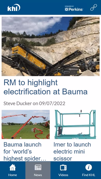 KHL Bauma News 2022 Screenshot 4 - AppWisp.com KHL Bauma News 2022 Screenshot 4 - AppWisp.com