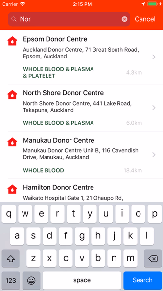 NZ Blood Service Donor App Screenshot 4 - AppWisp.com NZ Blood Service Donor App Screenshot 4 - AppWisp.com