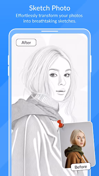 Pencil Sketch Photo Maker Screenshot 1 - AppWisp.com Pencil Sketch Photo Maker Screenshot 1 - AppWisp.com
