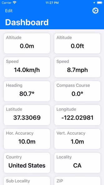 SkyPilot GPS Dashboard Screenshot 1 - AppWisp.com SkyPilot GPS Dashboard Screenshot 1 - AppWisp.com