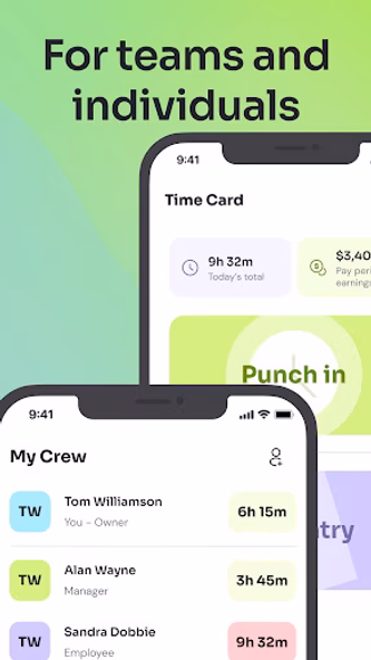 Time Clock: Easy Tracker Screenshot 2 - AppWisp.com Time Clock: Easy Tracker Screenshot 2 - AppWisp.com