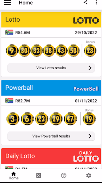 National Lottery Results Screenshot 1 - AppWisp.com National Lottery Results Screenshot 1 - AppWisp.com