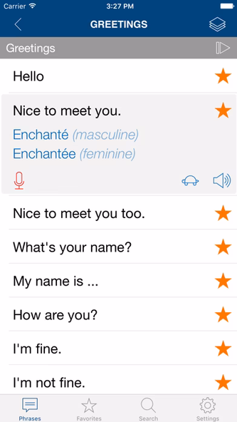 Learn French Phrases & Words Screenshot 2 - AppWisp.com Learn French Phrases & Words Screenshot 2 - AppWisp.com