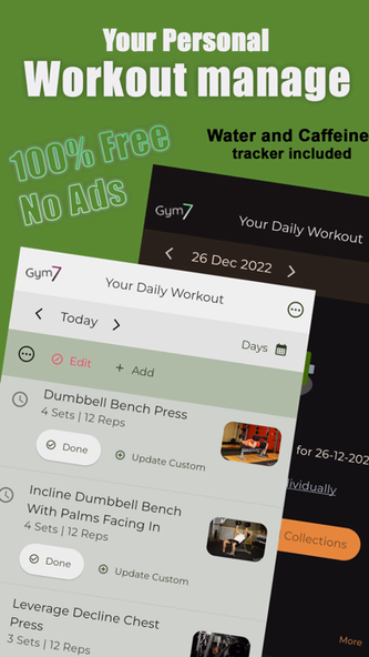 Gym7 Workout Planner (Ad-Free) Screenshot 1 - AppWisp.com Gym7 Workout Planner (Ad-Free) Screenshot 1 - AppWisp.com