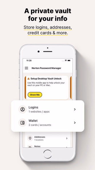 Norton Password Manager Screenshot 2 - AppWisp.com Norton Password Manager Screenshot 2 - AppWisp.com