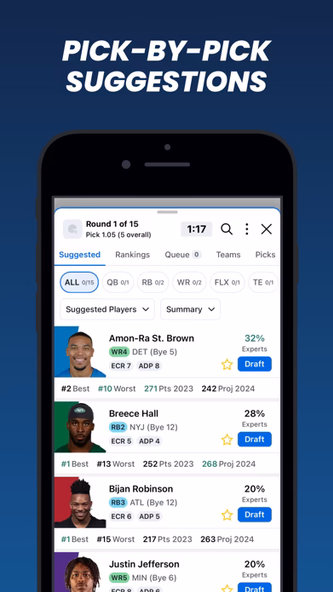 Fantasy Football Draft Wizard Screenshot 4 - AppWisp.com Fantasy Football Draft Wizard Screenshot 4 - AppWisp.com