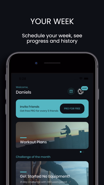 Caliverse - Bodyweight Fitness Screenshot 3 - AppWisp.com Caliverse - Bodyweight Fitness Screenshot 3 - AppWisp.com