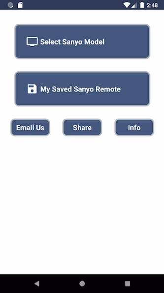 Remote Control For Sanyo TV Screenshot 1 - AppWisp.com Remote Control For Sanyo TV Screenshot 1 - AppWisp.com