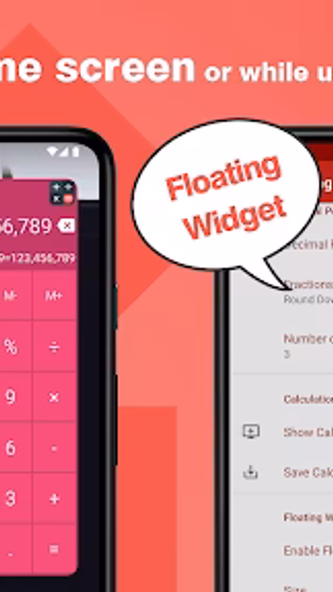 Calculator - Floating Widget Screenshot 2 - AppWisp.com Calculator - Floating Widget Screenshot 2 - AppWisp.com