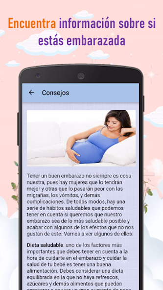 Como saber si estás embarazada Screenshot 2 - AppWisp.com Como saber si estás embarazada Screenshot 2 - AppWisp.com