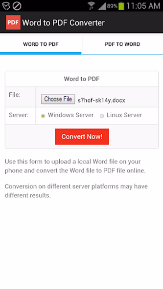 Word to PDF Converter Screenshot 1 - AppWisp.com Word to PDF Converter Screenshot 1 - AppWisp.com