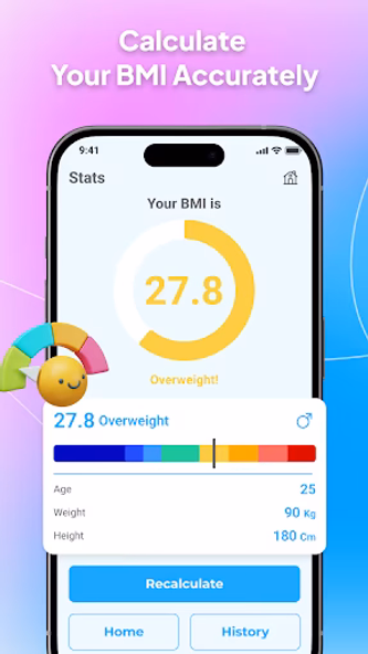 BMI Tracker: Ideal Body Weight Screenshot 3 - AppWisp.com BMI Tracker: Ideal Body Weight Screenshot 3 - AppWisp.com