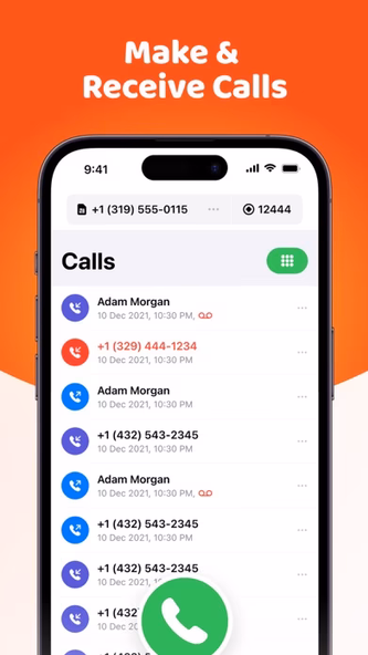 Second Phone - 2nd Line Number Screenshot 2 - AppWisp.com Second Phone - 2nd Line Number Screenshot 2 - AppWisp.com