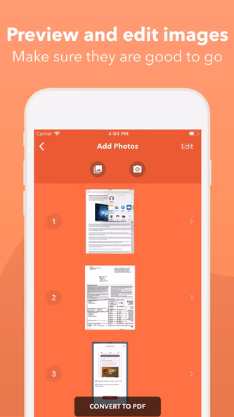 Photos PDF : Scanner Converter Screenshot 2 - AppWisp.com Photos PDF : Scanner Converter Screenshot 2 - AppWisp.com