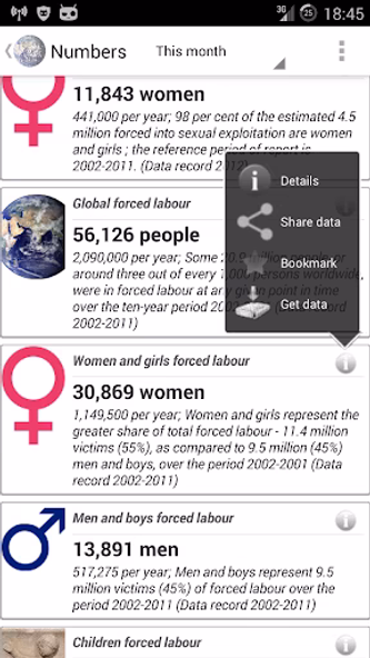 Numbers - Key World Statistics Screenshot 3 - AppWisp.com Numbers - Key World Statistics Screenshot 3 - AppWisp.com