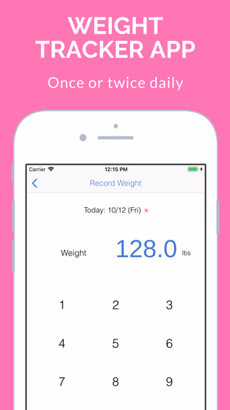 Weight Loss Simple Tracker App Screenshot 1 - AppWisp.com Weight Loss Simple Tracker App Screenshot 1 - AppWisp.com