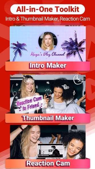 Video Editor - Vlog Star Screenshot 1 - AppWisp.com Video Editor - Vlog Star Screenshot 1 - AppWisp.com